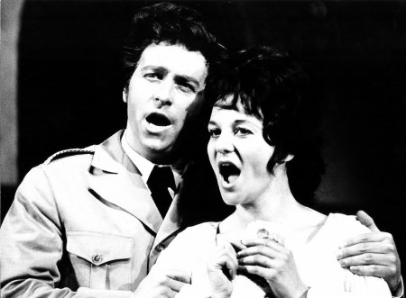 Lorenzo in Fra Diavolo mit Monika Unterberger, Landestheater Salzburg 1974